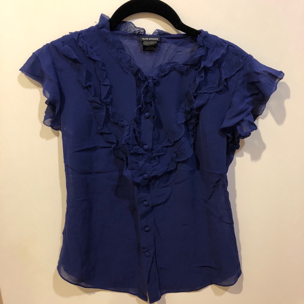 [(2/$20)Club Monaco] Blue Top